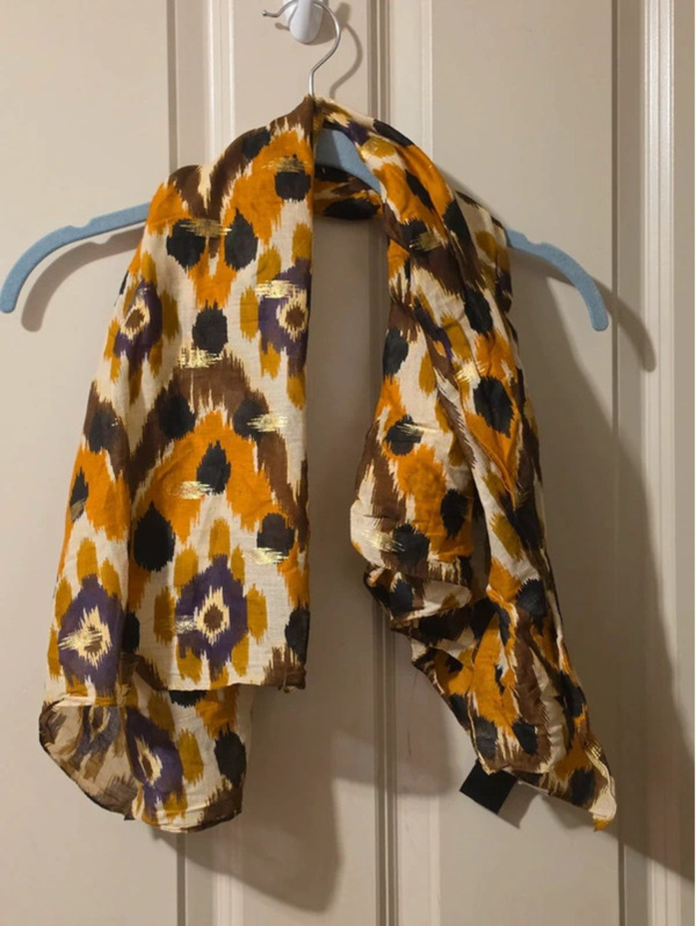 Rachel Zoe Ikat Print Square Scarf